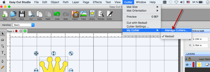 cutting software Redsail Cutter/Plotter