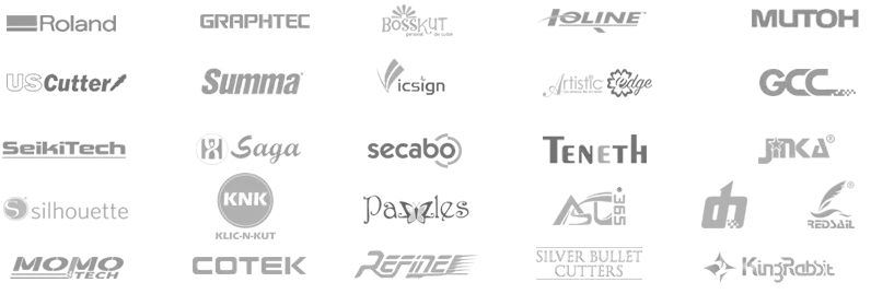 Supported Vinyl Cutter Machines